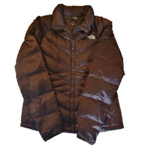 The North Face 550 Down Brown Puffer Jacket Size Large